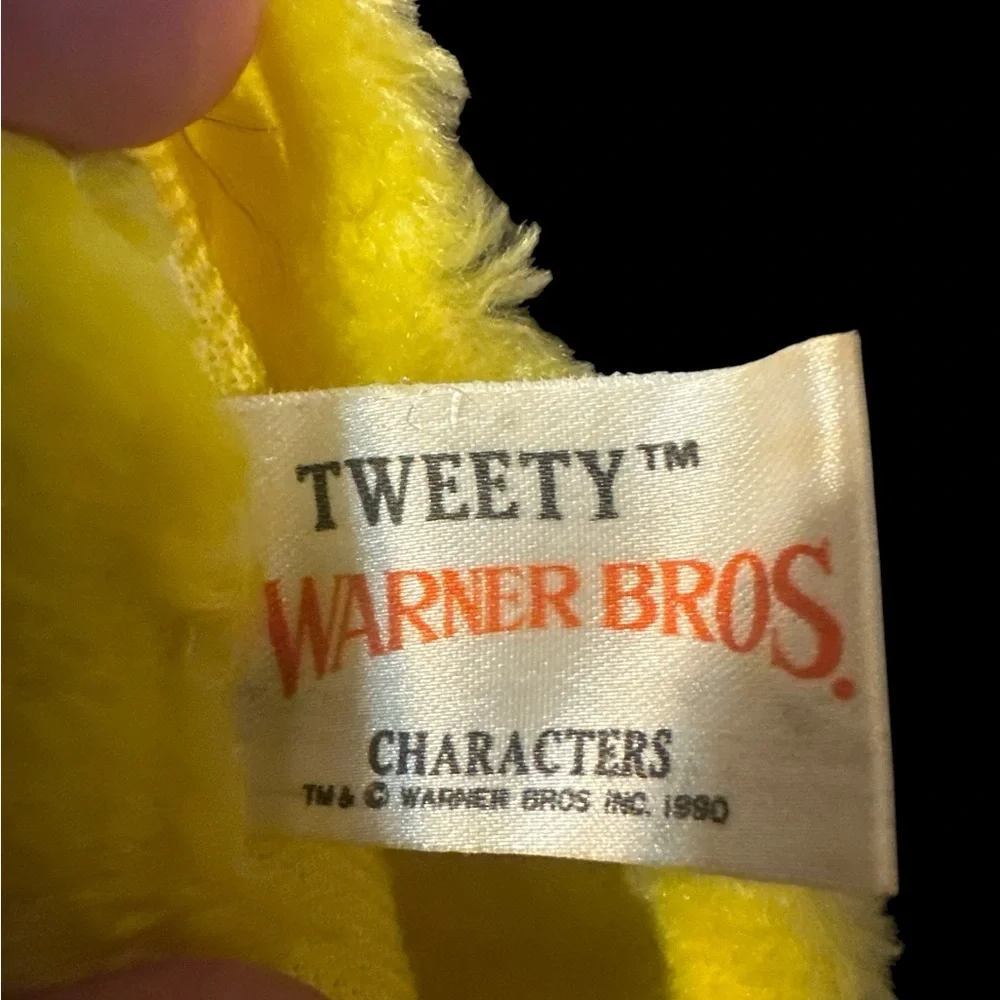 Antique Warner Bros “ Tweety” Looney Tunes Hand/Glove Puppet, 1980